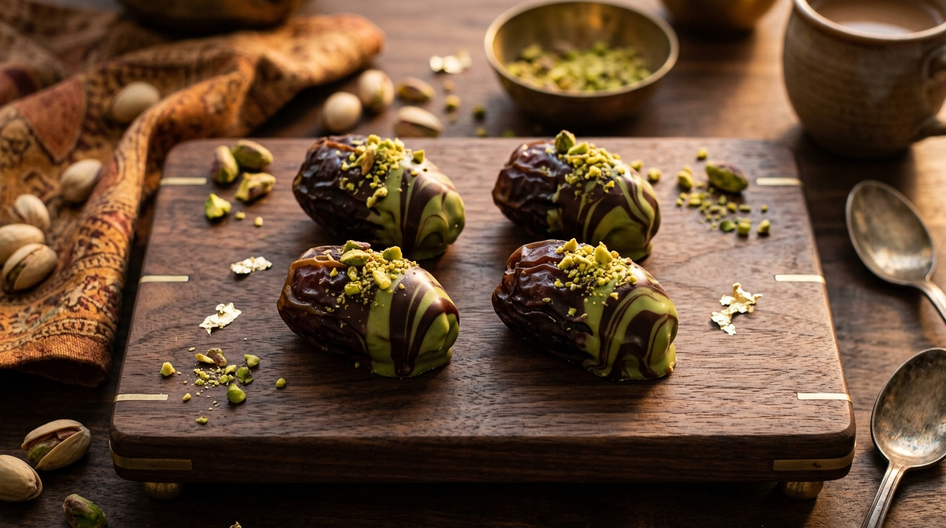 Dubai Chocolate Pistachio Dates (4-pack)